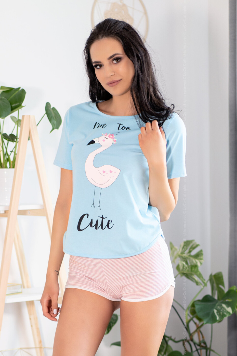 Roztomilé pyžamo Flamant - LivCo Corsetti S/M - main (3)