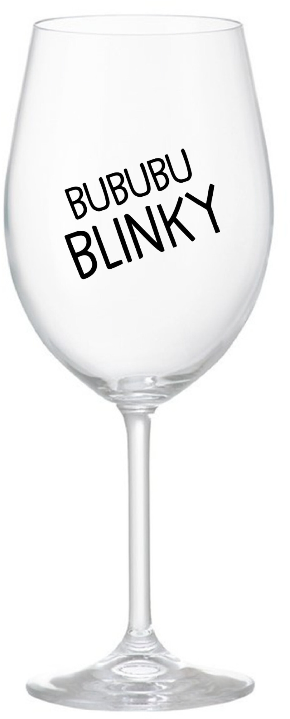 BUBUBUBLINKY - čirá sklenice na víno 350 ml - main (0)