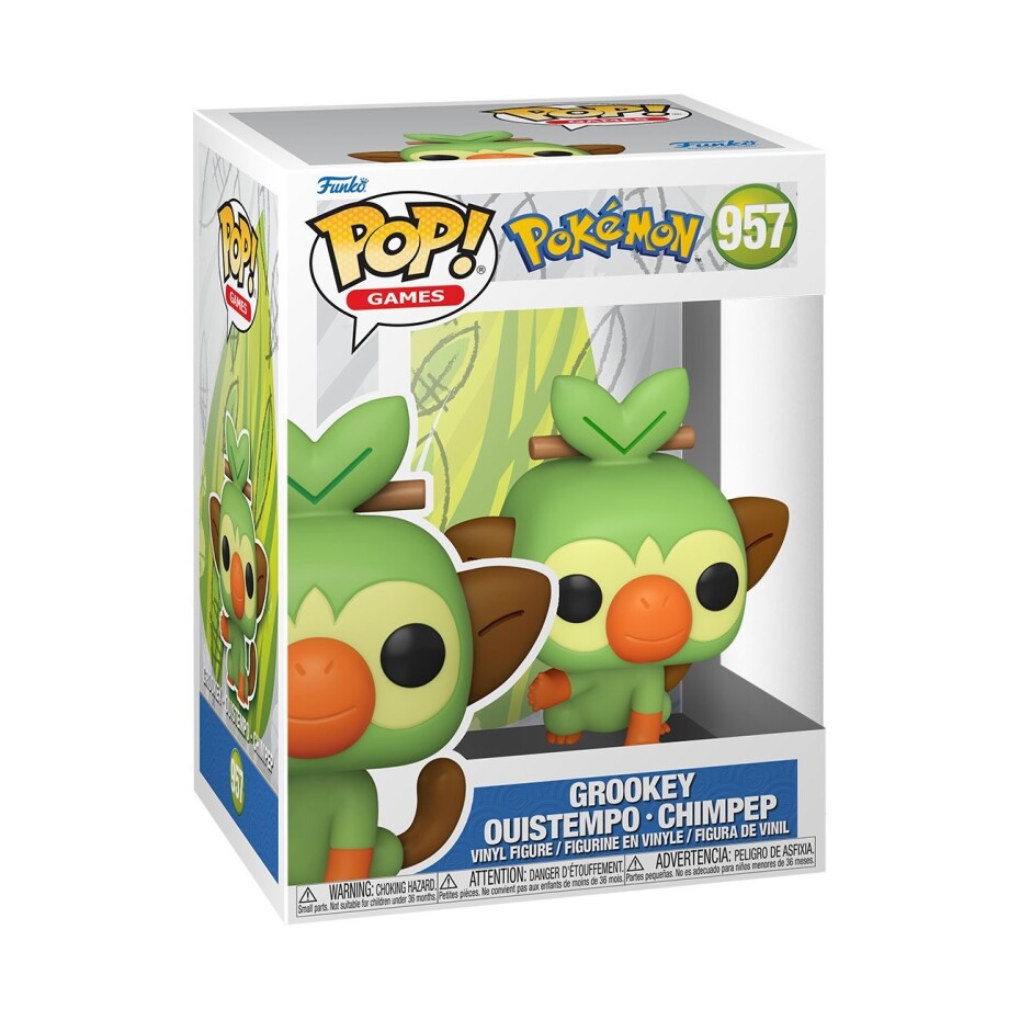 Funko POP Games: Pokemon S14 - Grookey (EMEA) - main (0)