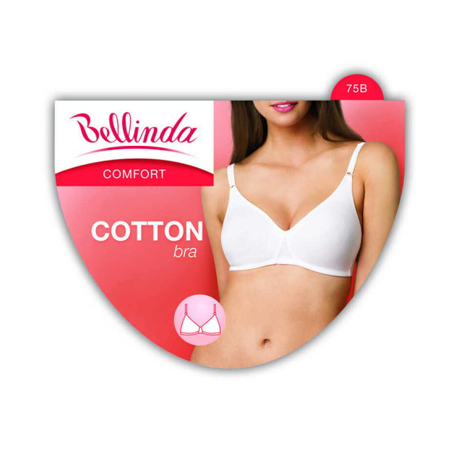 Nevyztužená bavlněná podprsenka COTTON BRA - BELLINDA - černá 85 D - main (3)
