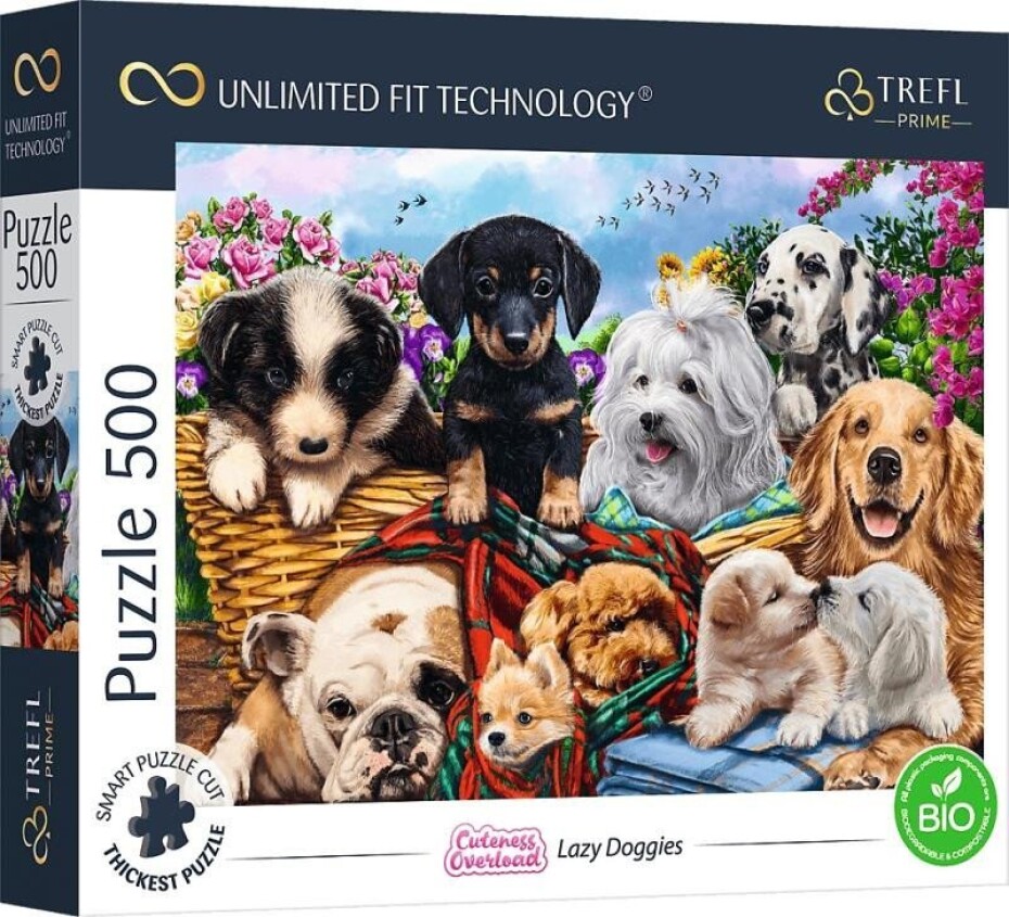 Puzzle UFT Cuteness Overload: Unavení pejsci/500 dílků - main (0)