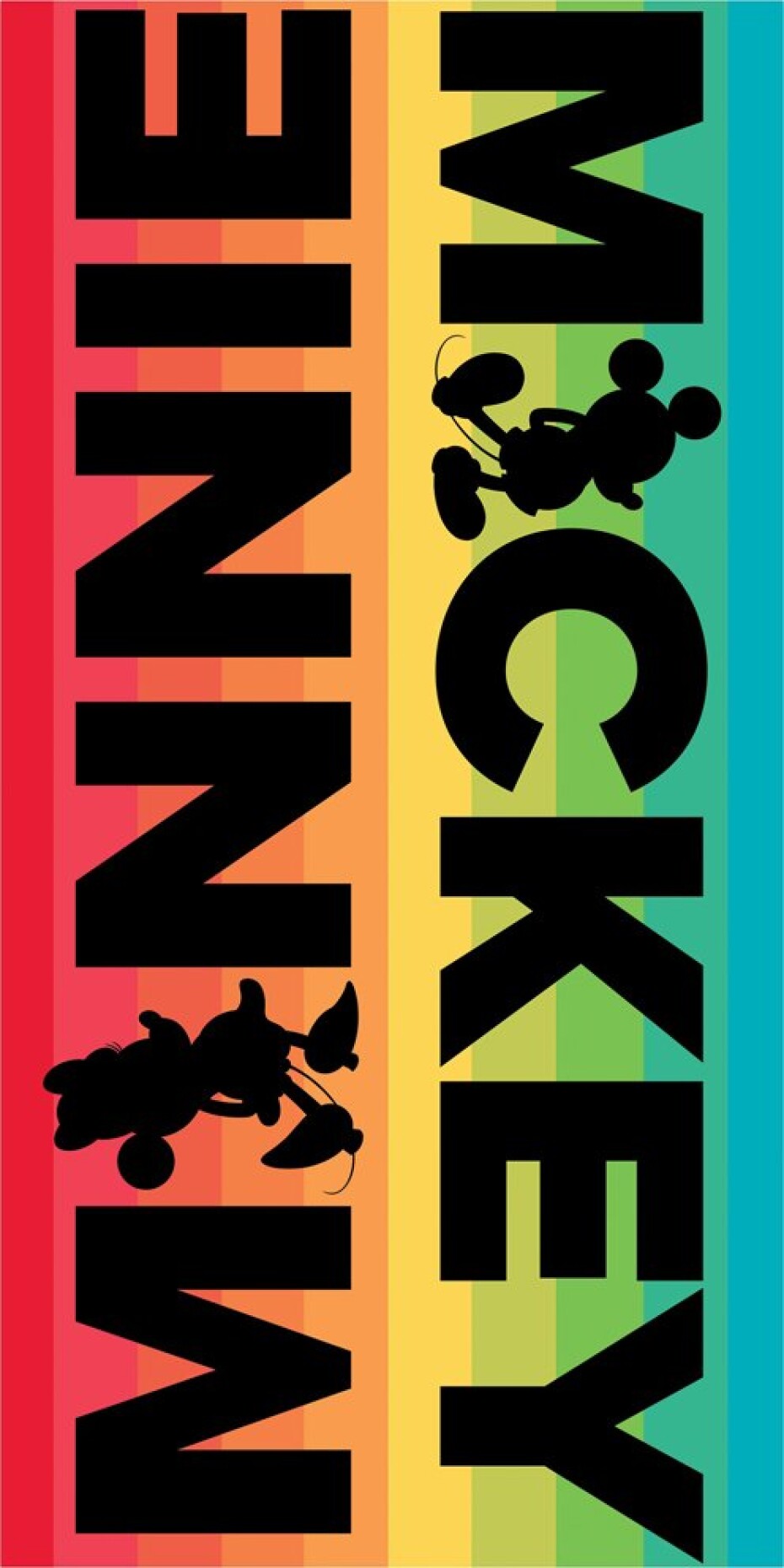 Froté osuška Minnie a Mickey Mouse - main (0)