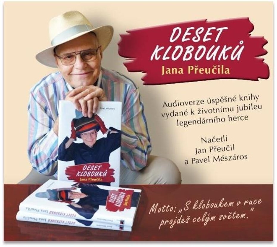 Deset klobouků Jana Přeučila - CDmp3 (Čte Jan Přeučil a Pavel Mészáros) - Pavel Mészáros - main (0)