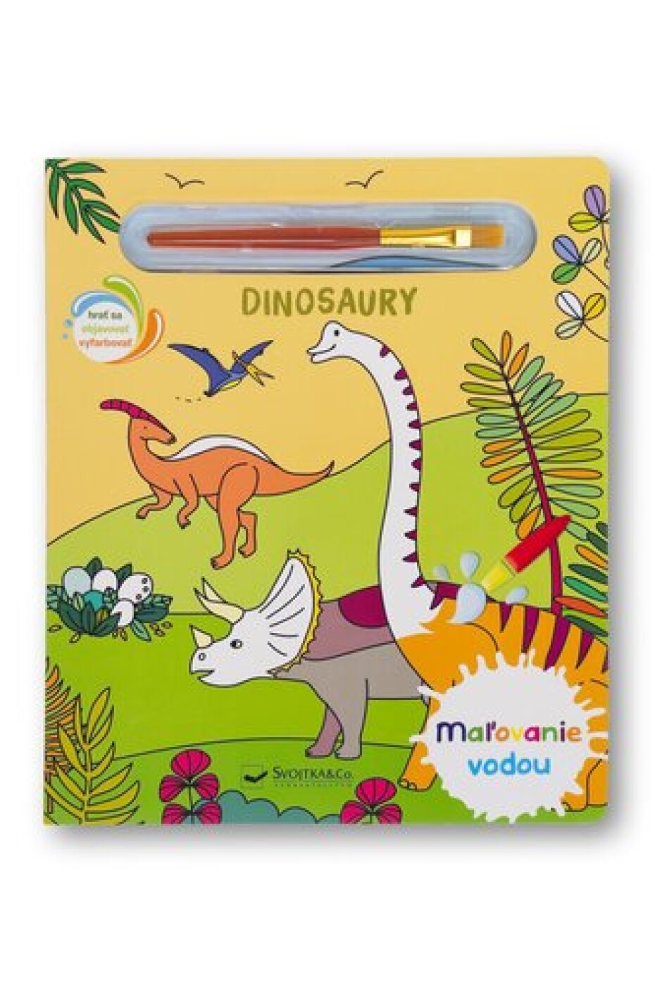 Maľovanie vodou Dinosaury - main (0)