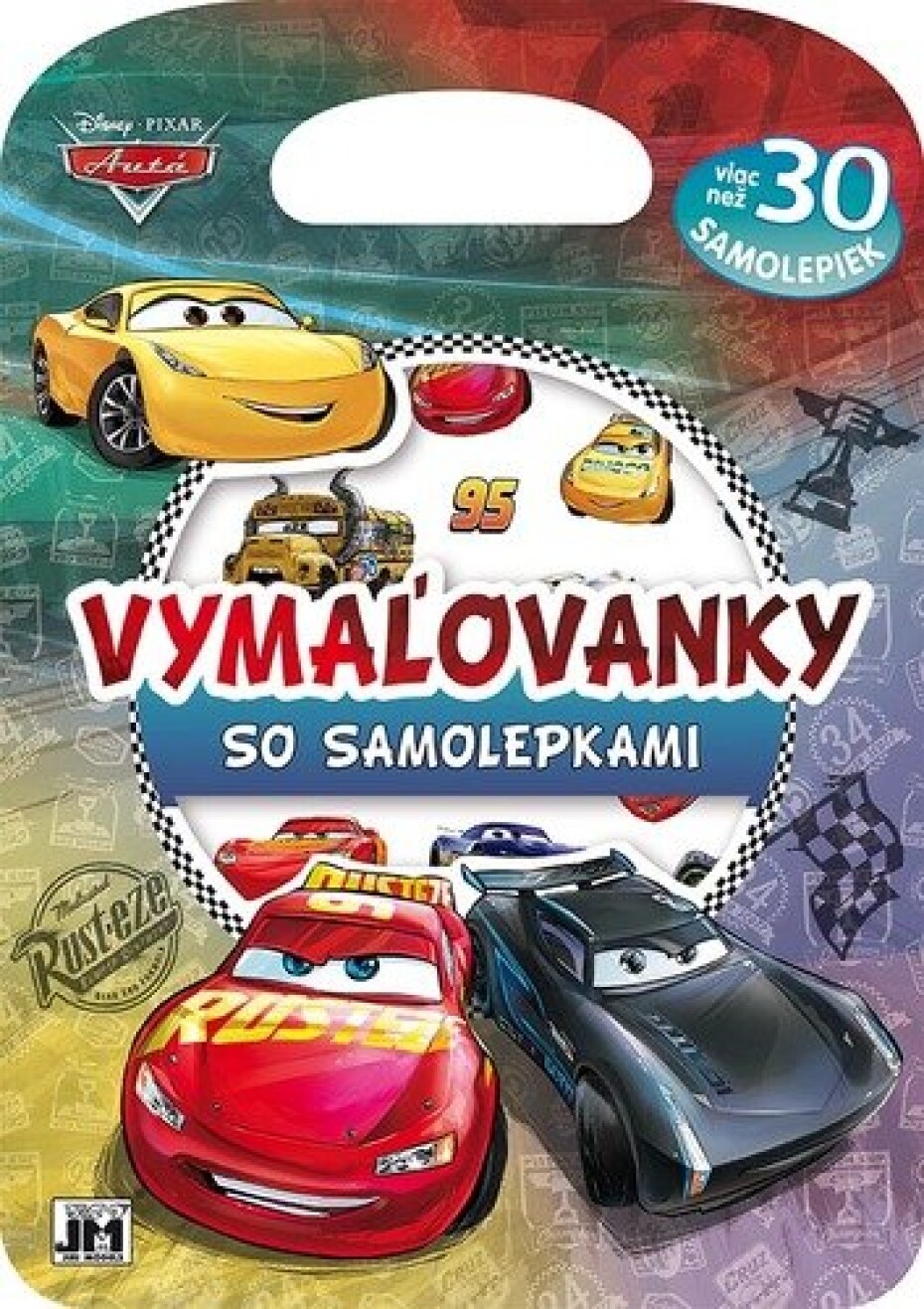 Vymaľovanky so samolepkami Autá - main (0)