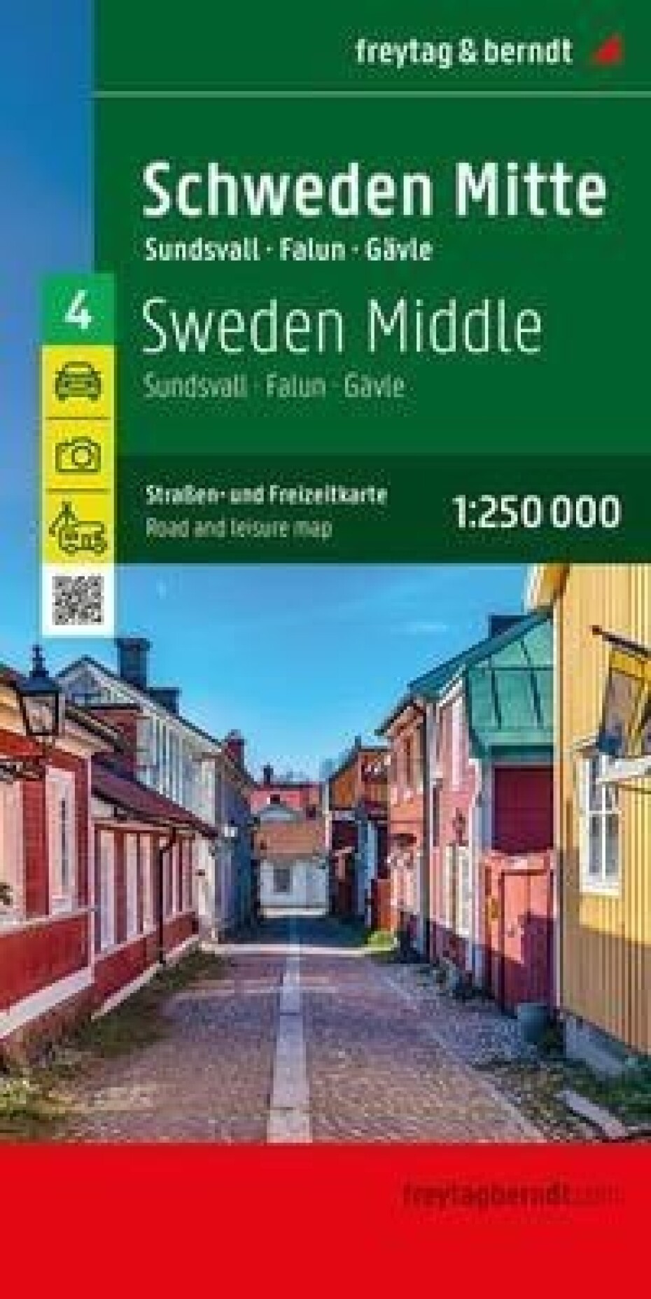 Švédsko střed 1:250 000 / automapa + rekreační mapa - main (0)