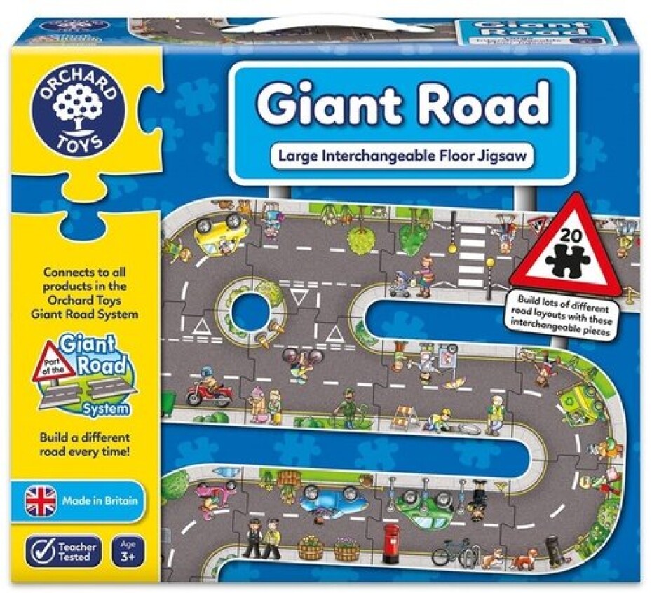 Obří silnice Velkorozměrné puzzle - main (0)