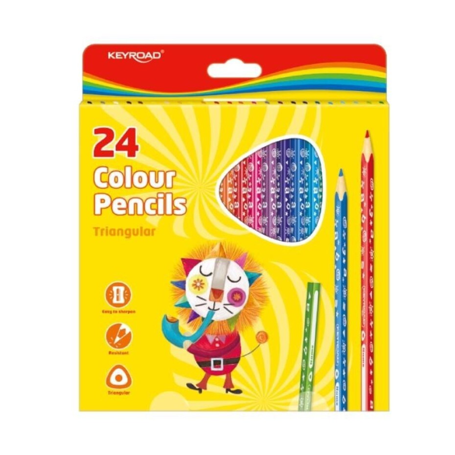 Keyroad Pastelky trojhranné 24 ks - main (0)