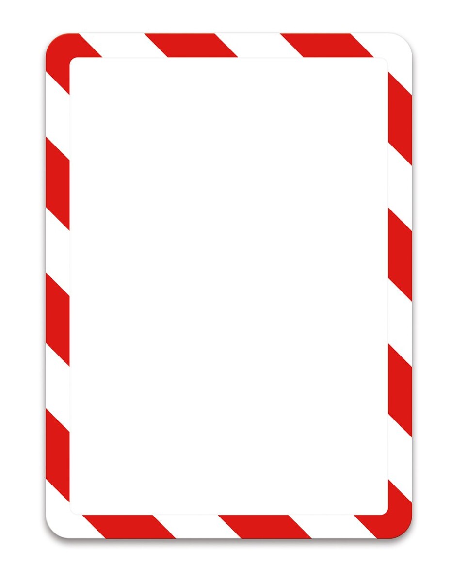 djois Magneto - bezpečnostní magnetický rámeček, A4, červeno-bílý, 2 ks - main (0)