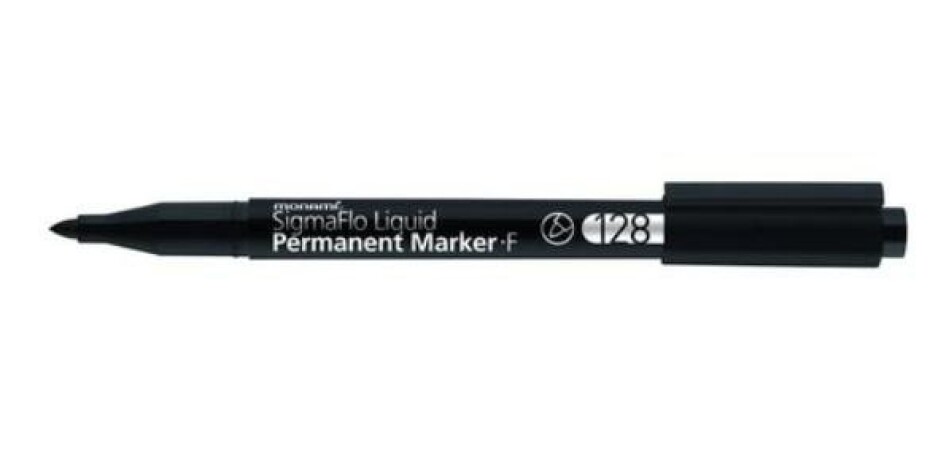 MONAMI F128 WB1 BLACK SIGMAFLO PERMANENT - main (0)