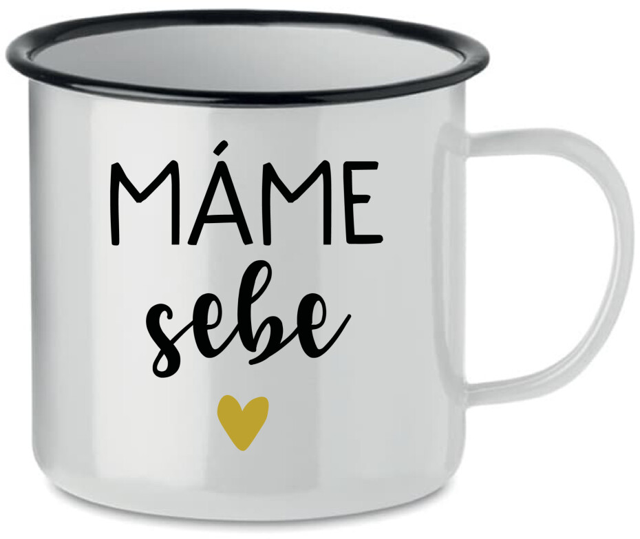 MÁME SEBE - bílý plecháček 350 ml - main (0)