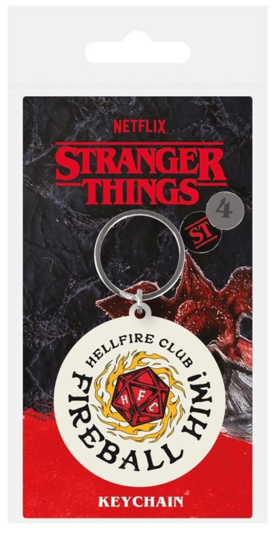 Stranger Things Klíčenka gumová - Fireball Him - EPEE - main (0)