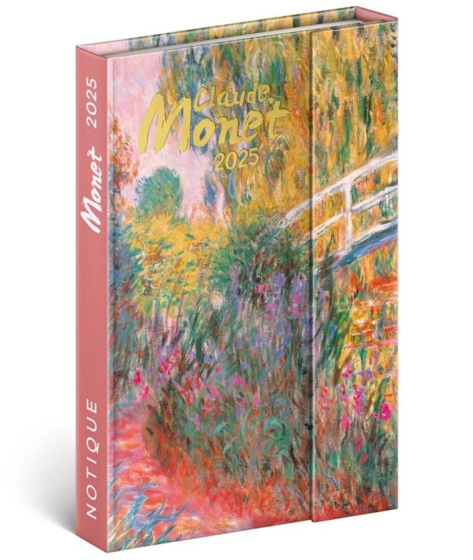 Diář 2025: Claude Monet - týdenní, magnetický, 11 × 16 cm - main (0)