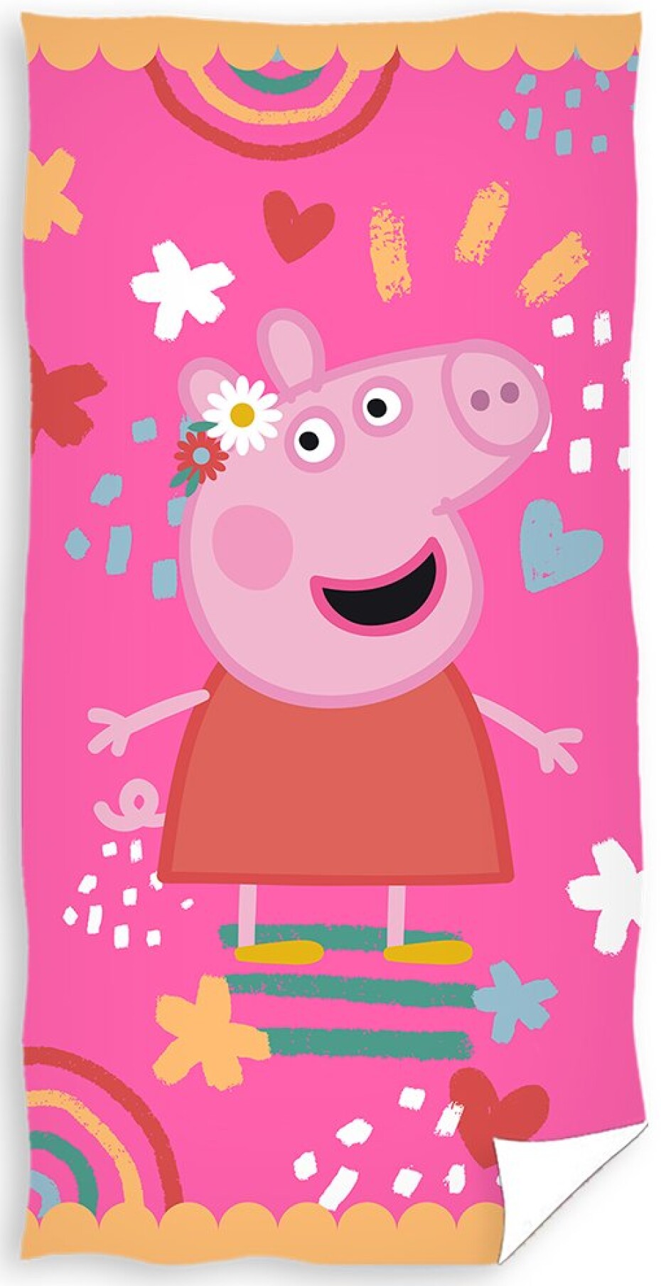 Dětská osuška Prasátko Pepina Barevný Svět - main (0)