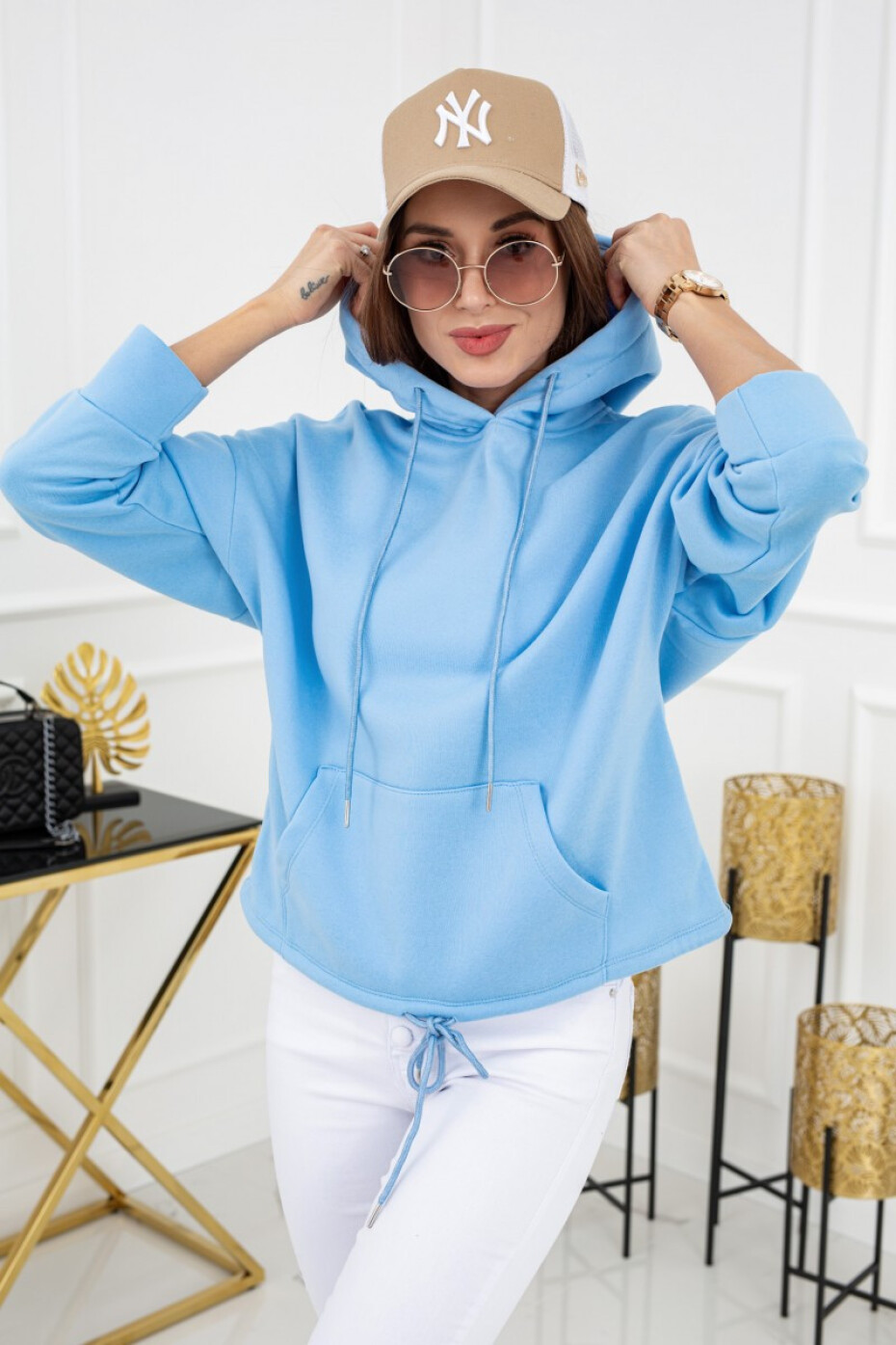 Mikina Noemi WJ8890 Baby Blue - Vittoria Ventini L - main (0)