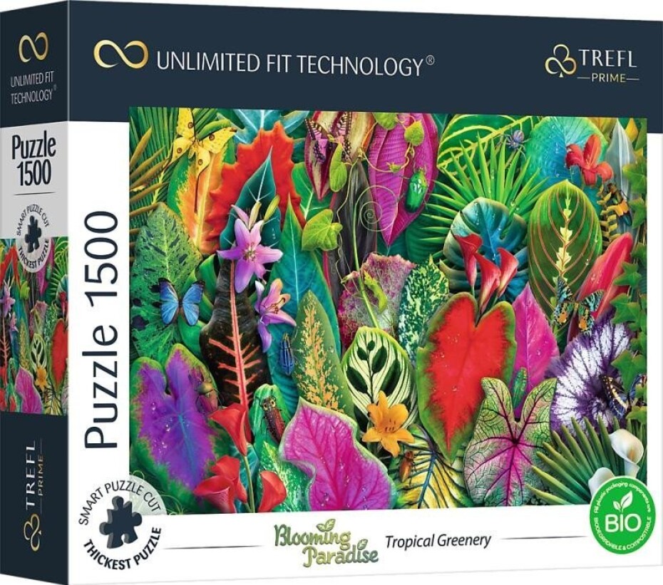 Puzzle Blooming Paradise: Tropická zeleň 1500 dílků - main (0)