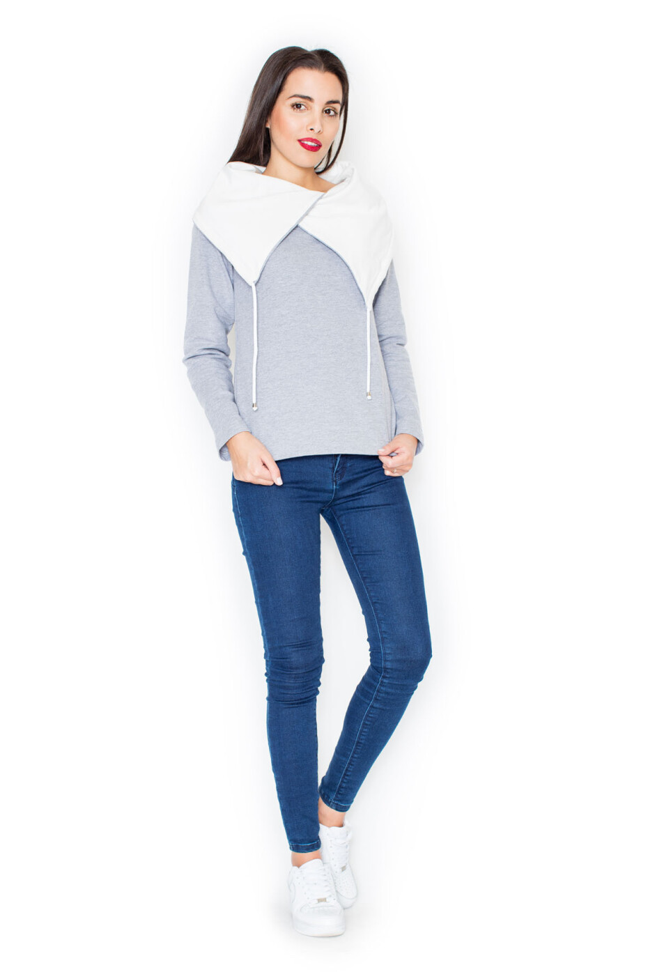 Mikina s kapucí Katrus K140 Grey XL - main (1)