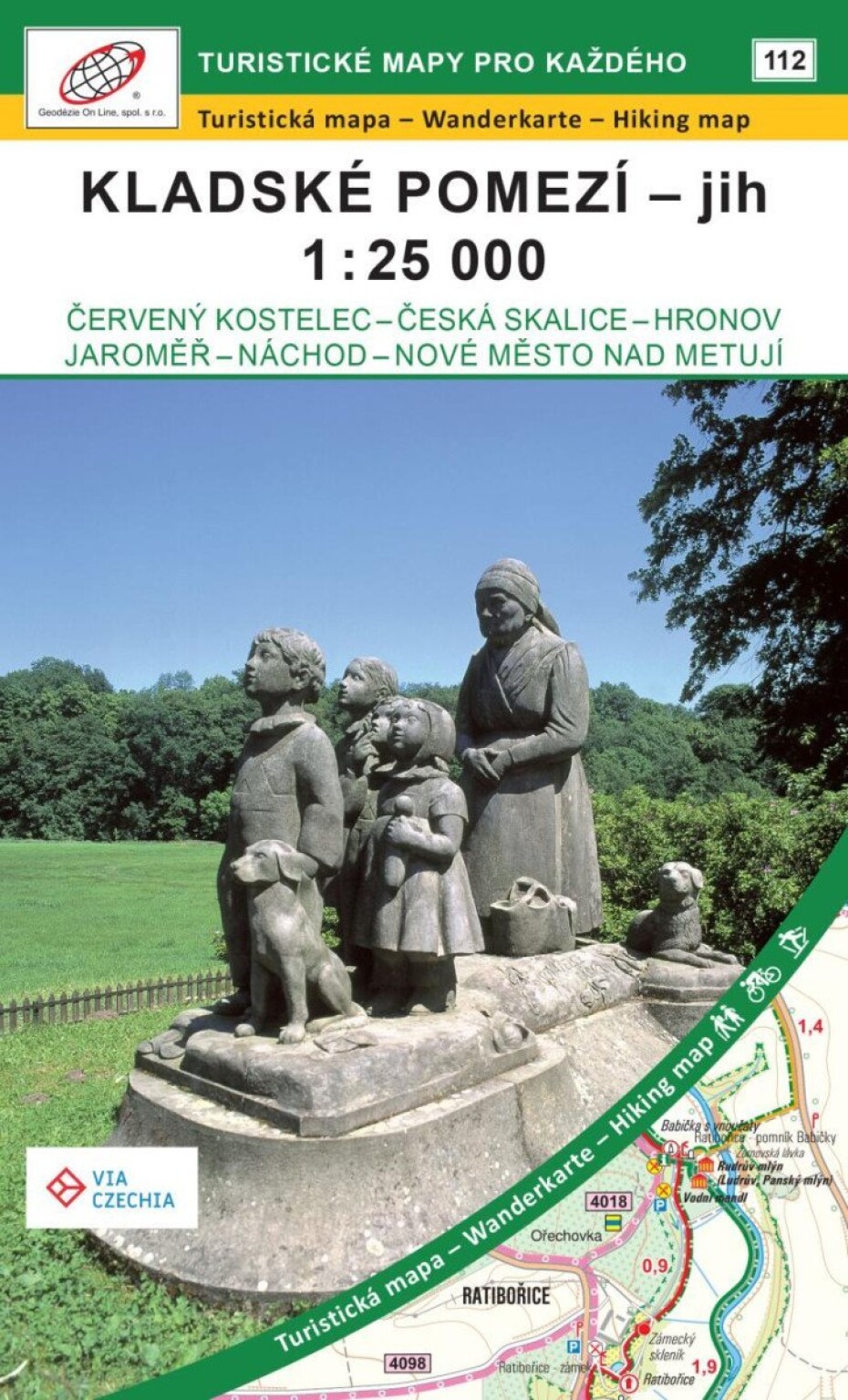 Kladské pomezí - jih 1 : 25 000 / 112 Turistické mapy pro každého - main (0)