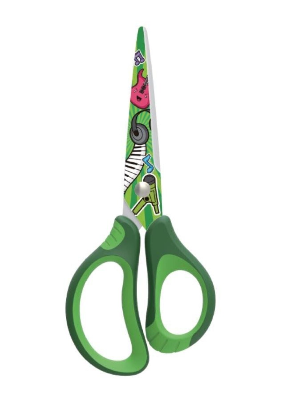 Keyroad Školní nůžky Tattoo Soft 15 cm - zelené - main (0)