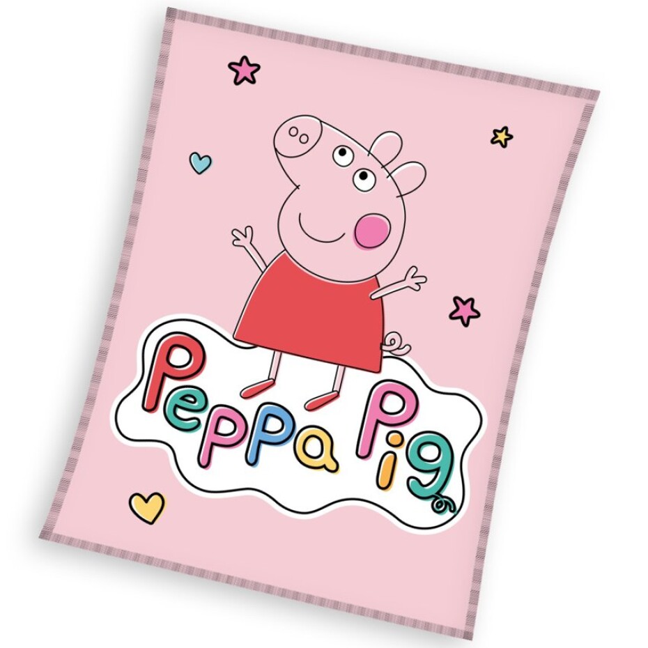 Dětská deka Prasátko Peppa Veselá Pepina 110x140 cm - main (0)