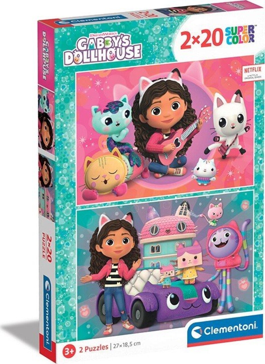 Clementoni Puzzle Gábinin kouzelný domek 2x20 dílků - Clementoni - main (0)