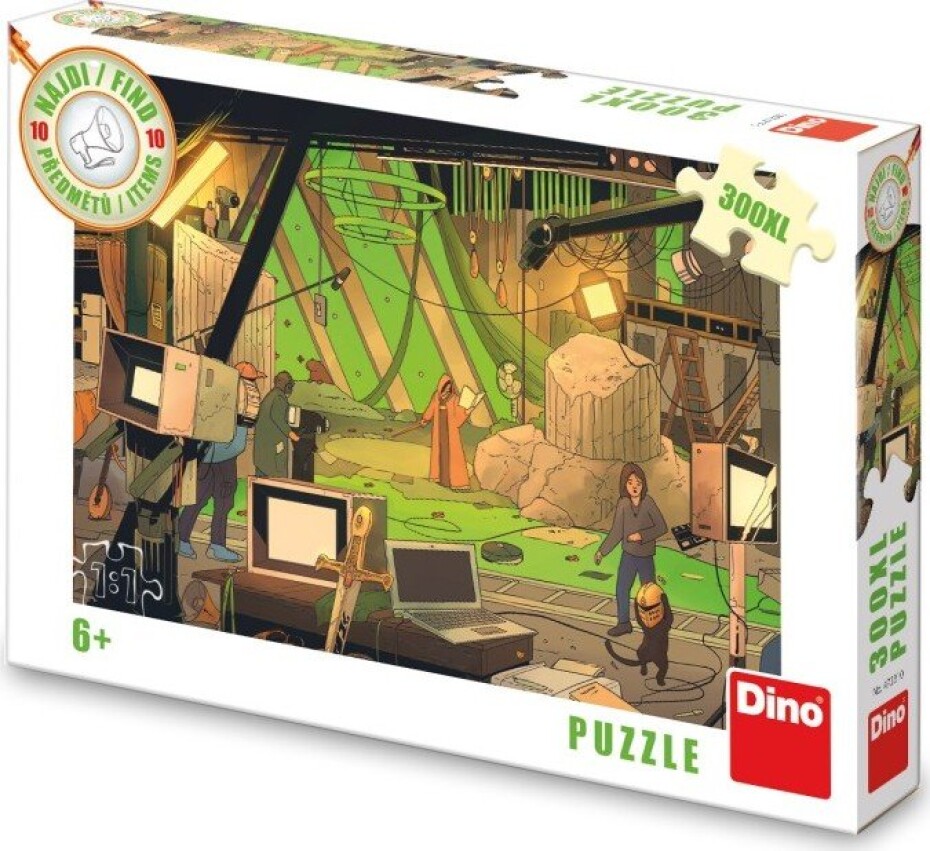 Puzzele XL Najdi 10 předmětů - Film 300 dílků - Dino Park - main (0)