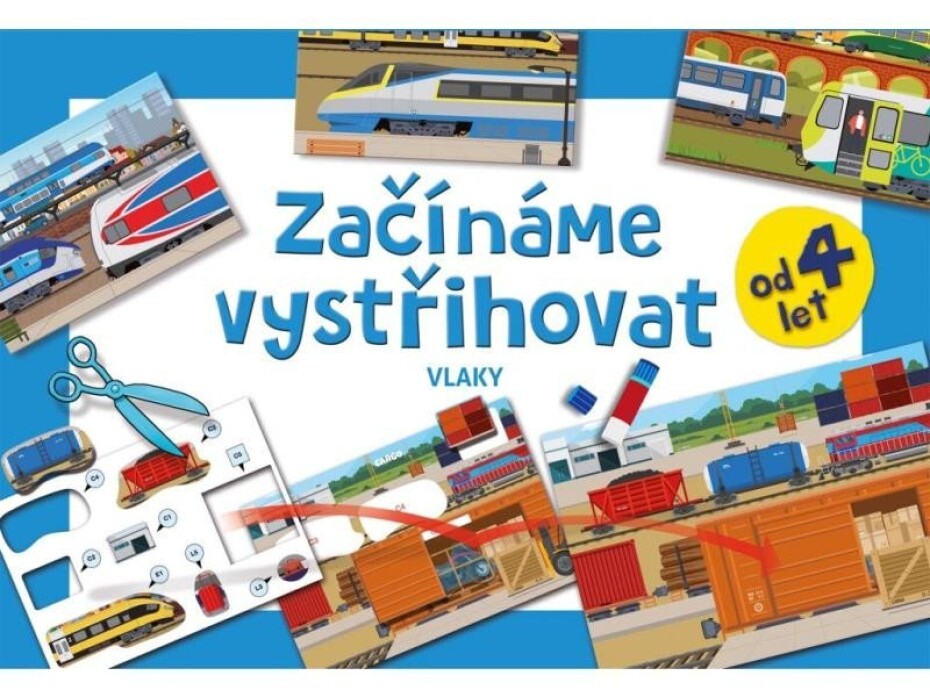 Začínáme vystřihovat - Vlaky - main (0)