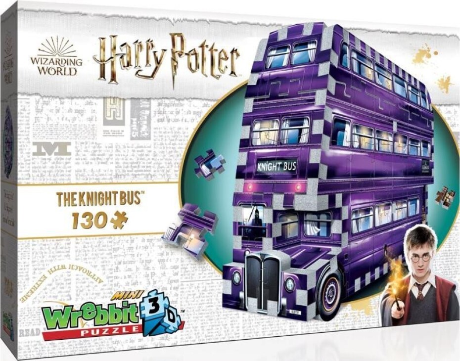 Puzzle 3D Harry Potter: Záchranný autobus 130 dílků - main (0)
