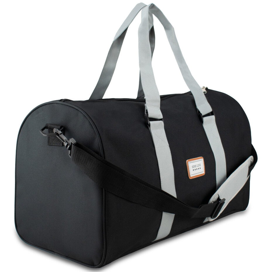 Fitness taška Semiline A3031-3 Black 52 cm x 27 cm x 30 cm - main (2)