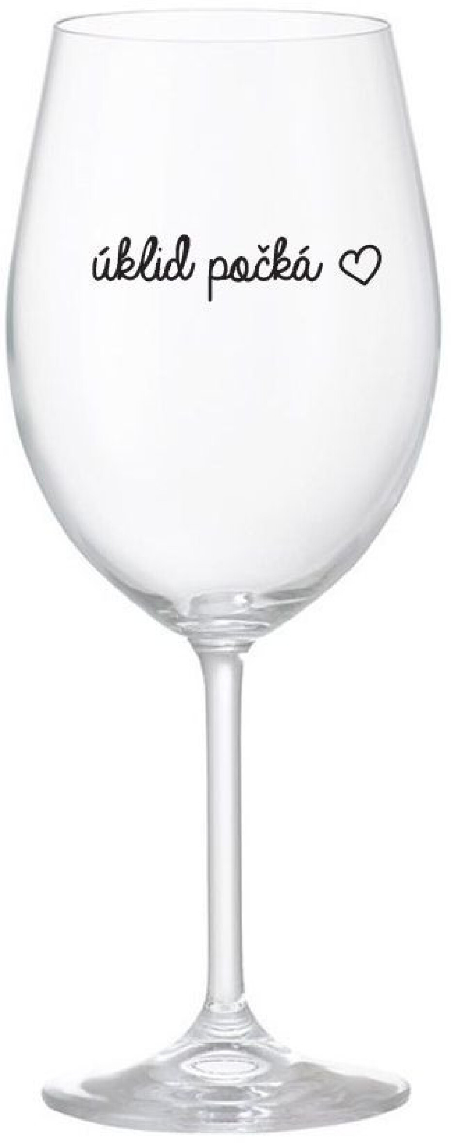 ÚKLID POČKÁ - čirá sklenice na víno 350 ml - main (0)