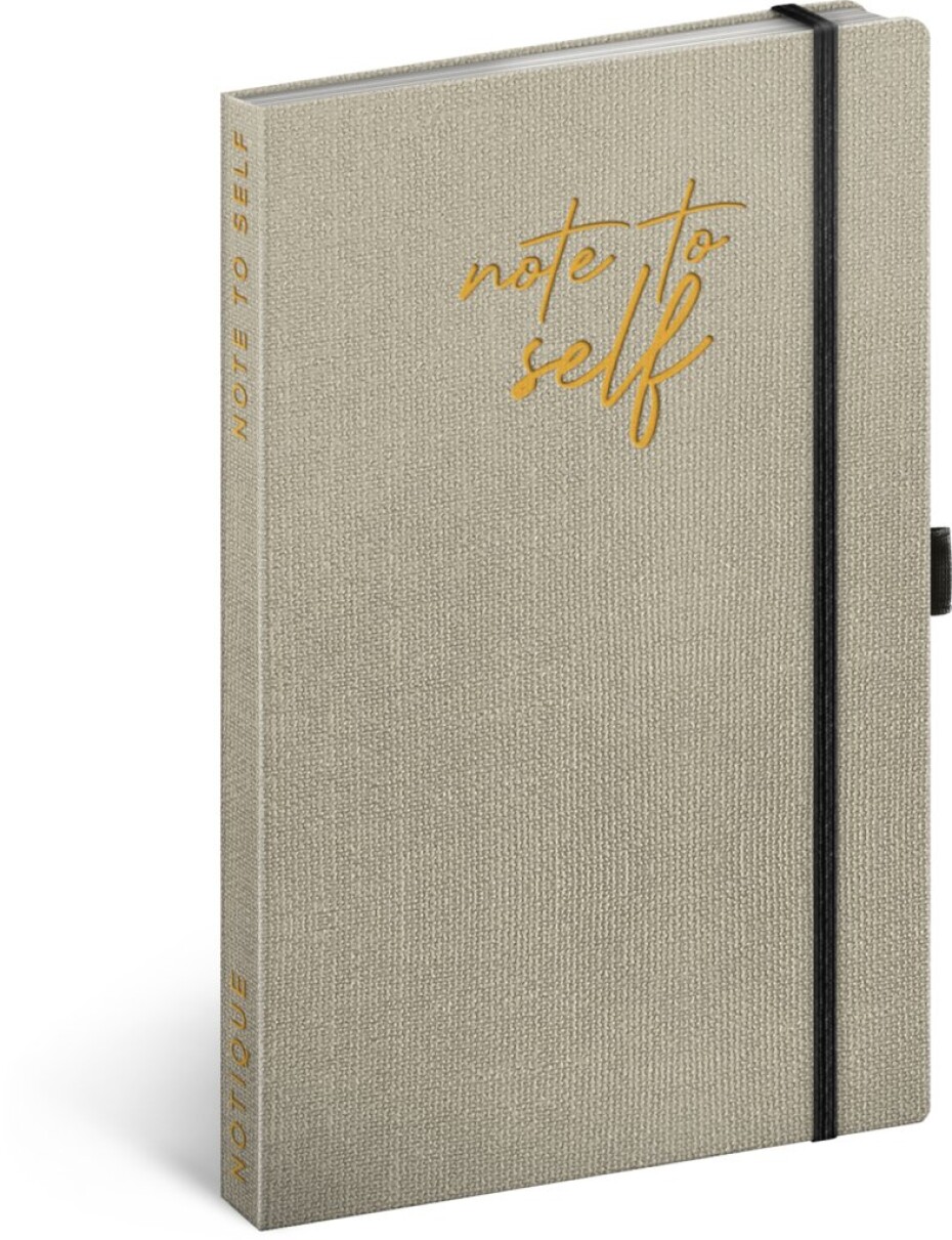 Nedatovaný plánovač Note to self, 5 minut denně, 13 × 21 cm - main (0)