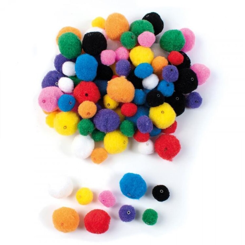 Playbox Pompom korálky 200 ks / 20+30 mm - main (0)