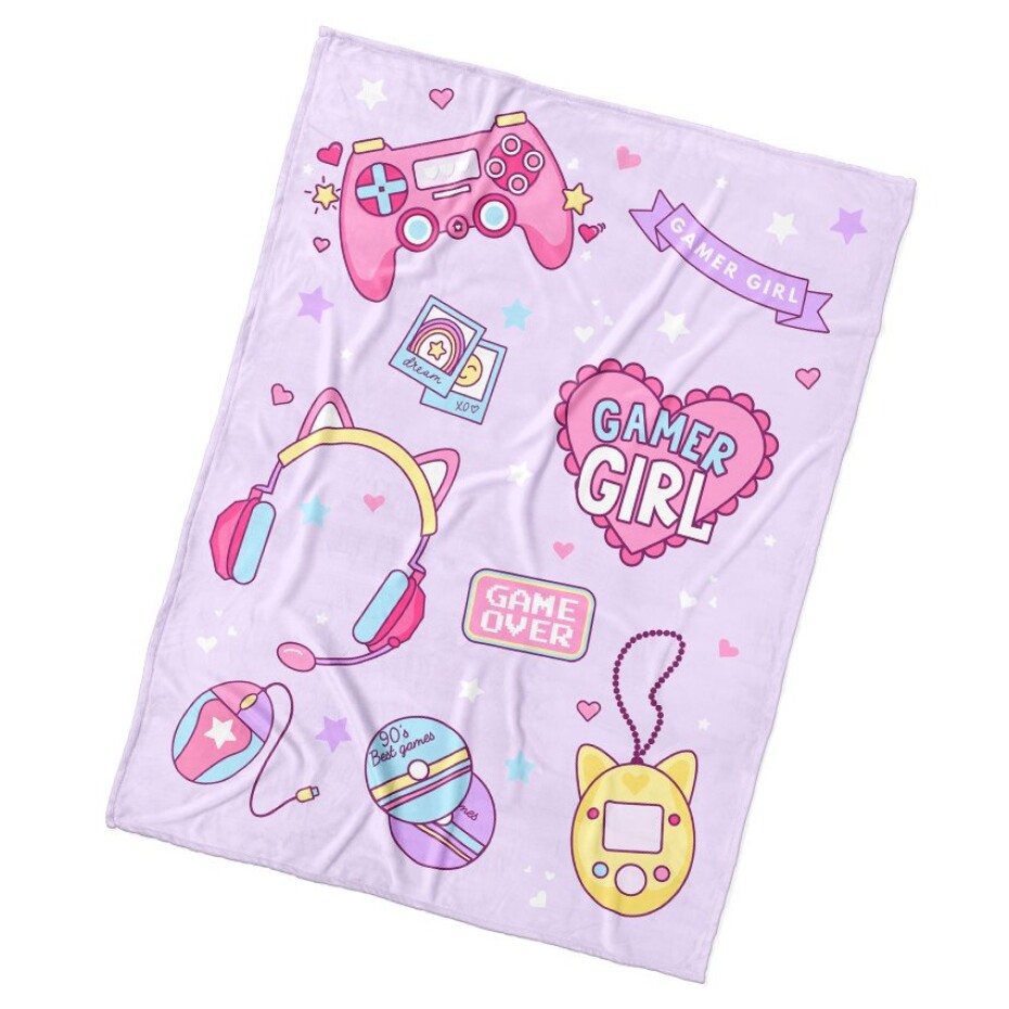Dětská deka Gamer Girl 130x170 cm - main (0)