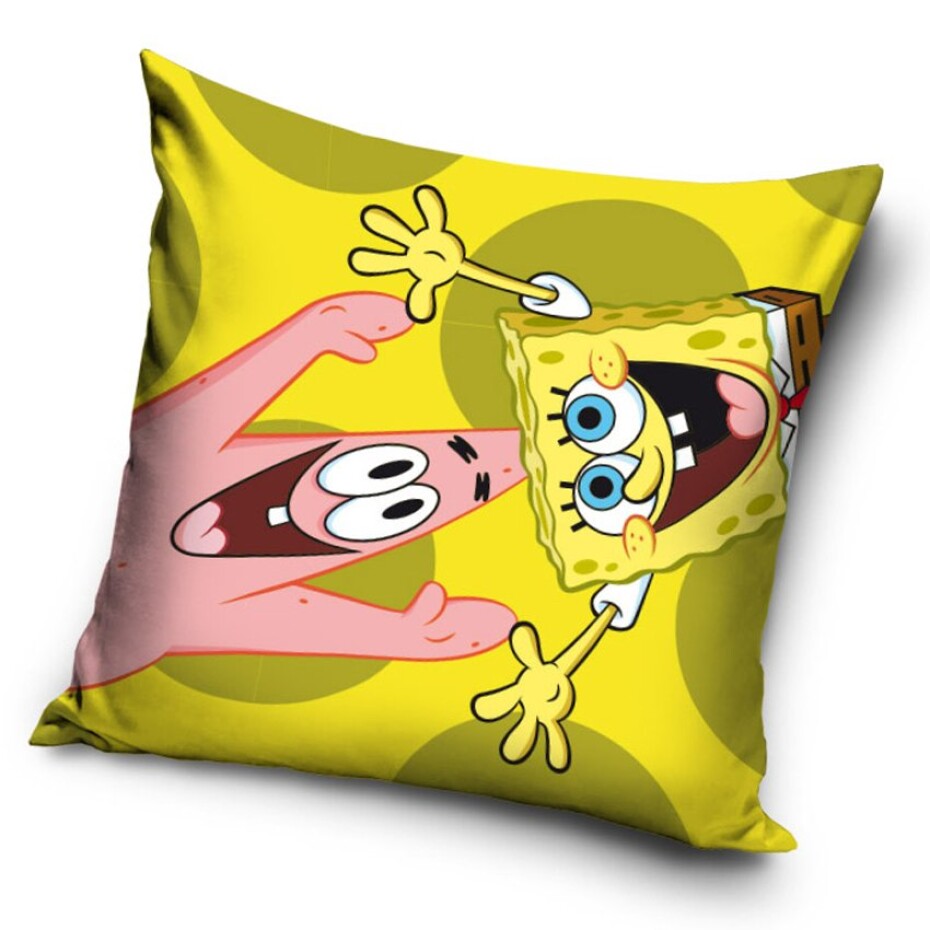 Povlak na polštářek Sponge Bob a Patrick Žlutý - main (0)
