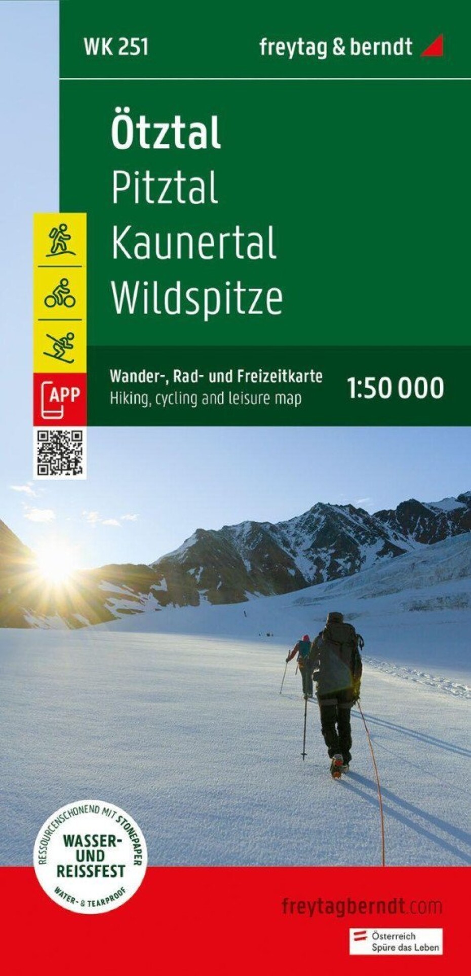Ötztal 1:50 000 / turistická, cyklistická a rekreační mapa - main (0)