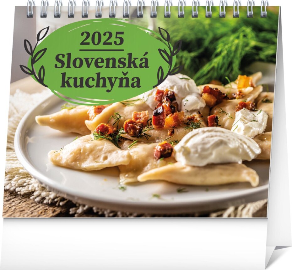 NOTIQUE Stolový kalendár Slovenská kuchyňa 2025, 16,5 x 13 cm Slovensky - main (0)