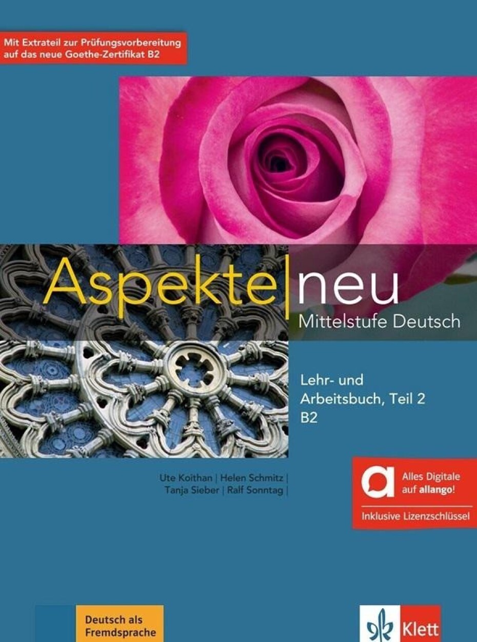 Aspekte neu B2 – Hybride Ausgabe – Lehr./Arbeitsbuch Teil 2 + MP3 allango.net + Lizenz (24 Monate) - Ute Koithan - main (0)