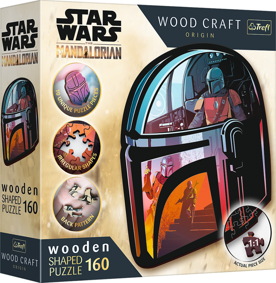 Puzzle Wood Craft Origin The Mandalorian 160 dílků - Trigano - main (0)
