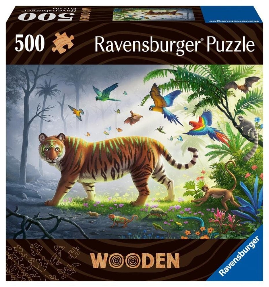 Puzzle Tygr v džungli 500 dílků (dřevěné) - main (0)