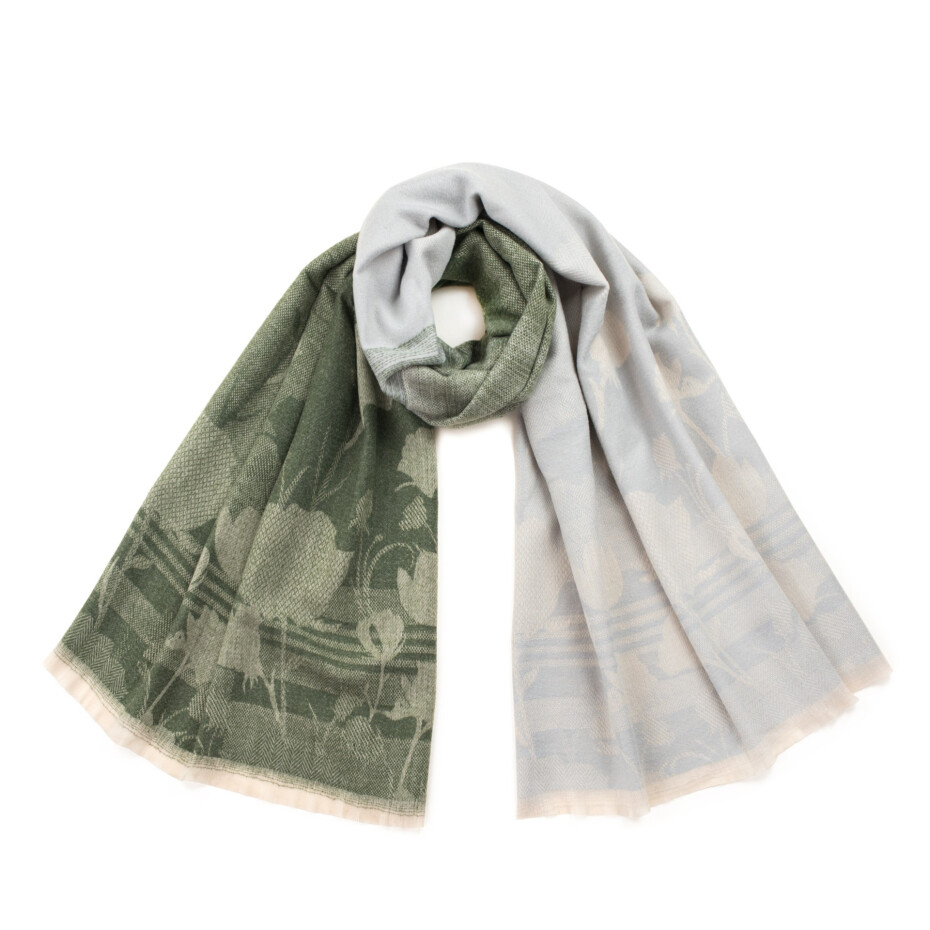 Šála Art Of Polo sz21342 Ecru/Olive UNI - main (0)