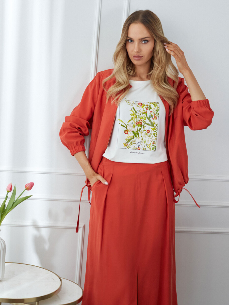 Dámská sukně Goya - Potis & Verso oranžová 44/2XL - main (3)
