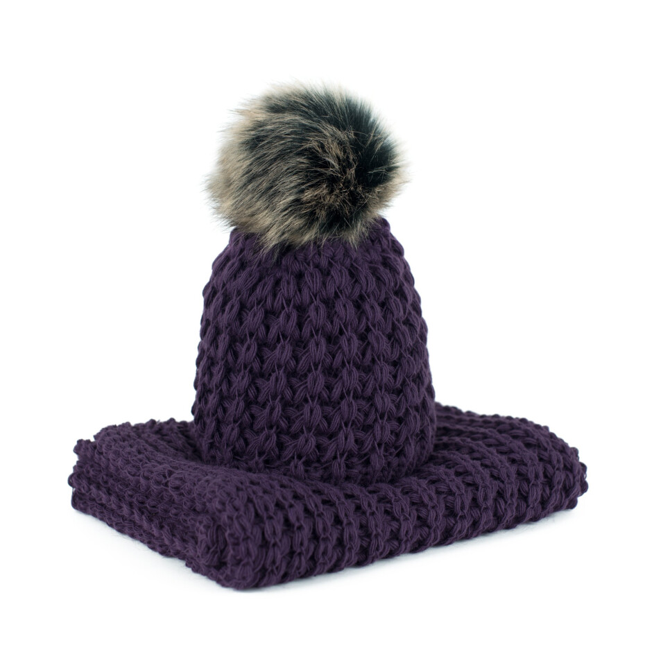 Čepice a šála Art Of Polo cz21804 Purple OS - main (0)