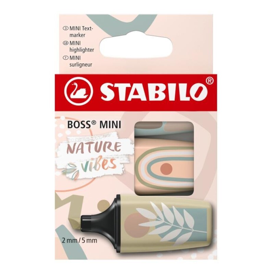 Zvýrazňovač STABILO BOSS MINI Naturevibes - sada 3 ks - main (0)