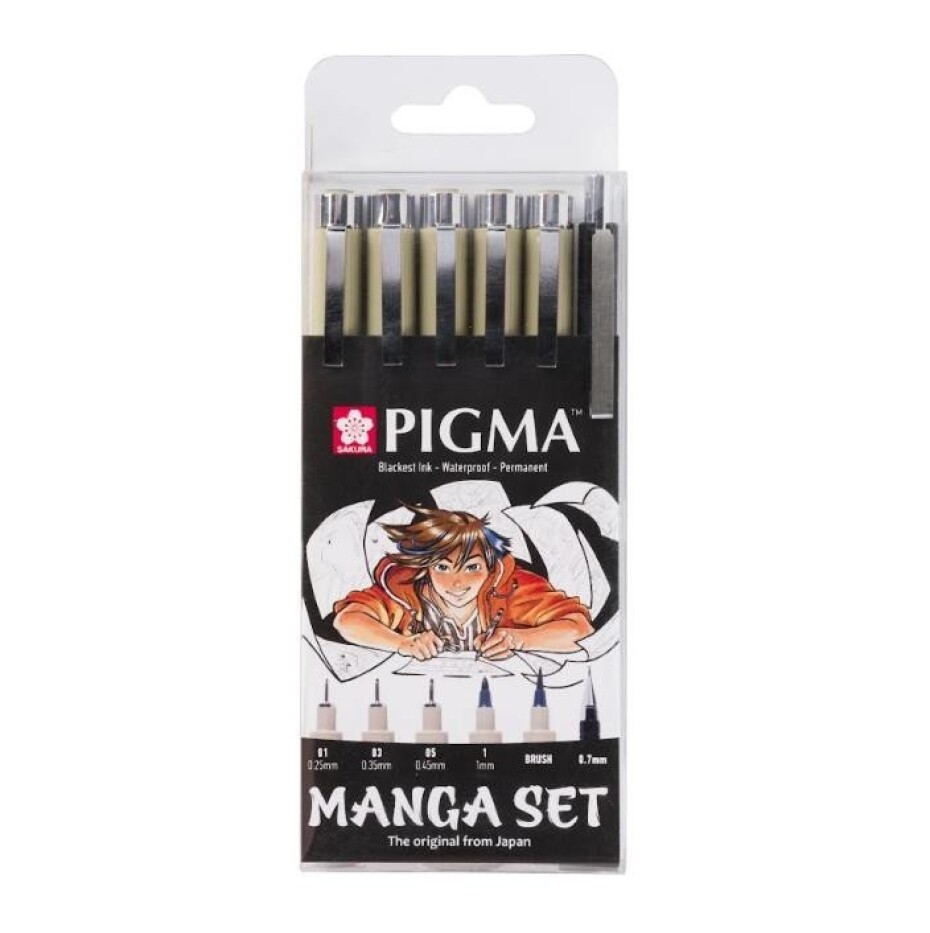 Sakura Sada Manga Pigma - 5 per a technická tužka - main (0)