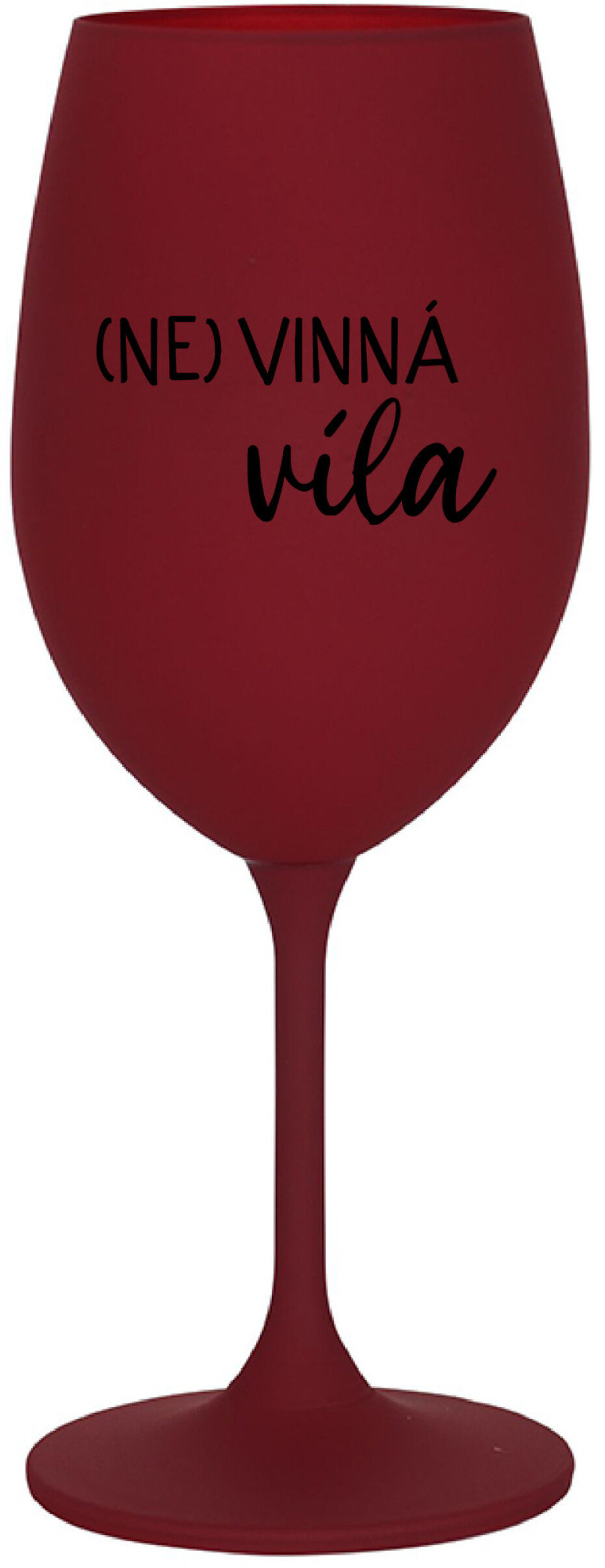(NE)VINNÁ VÍLA - bordo sklenice na víno 350 ml - main (0)
