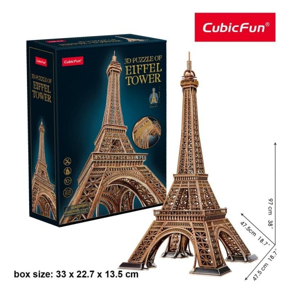 Puzzle 3D Eiffelova věž 314 dílků - main (0)