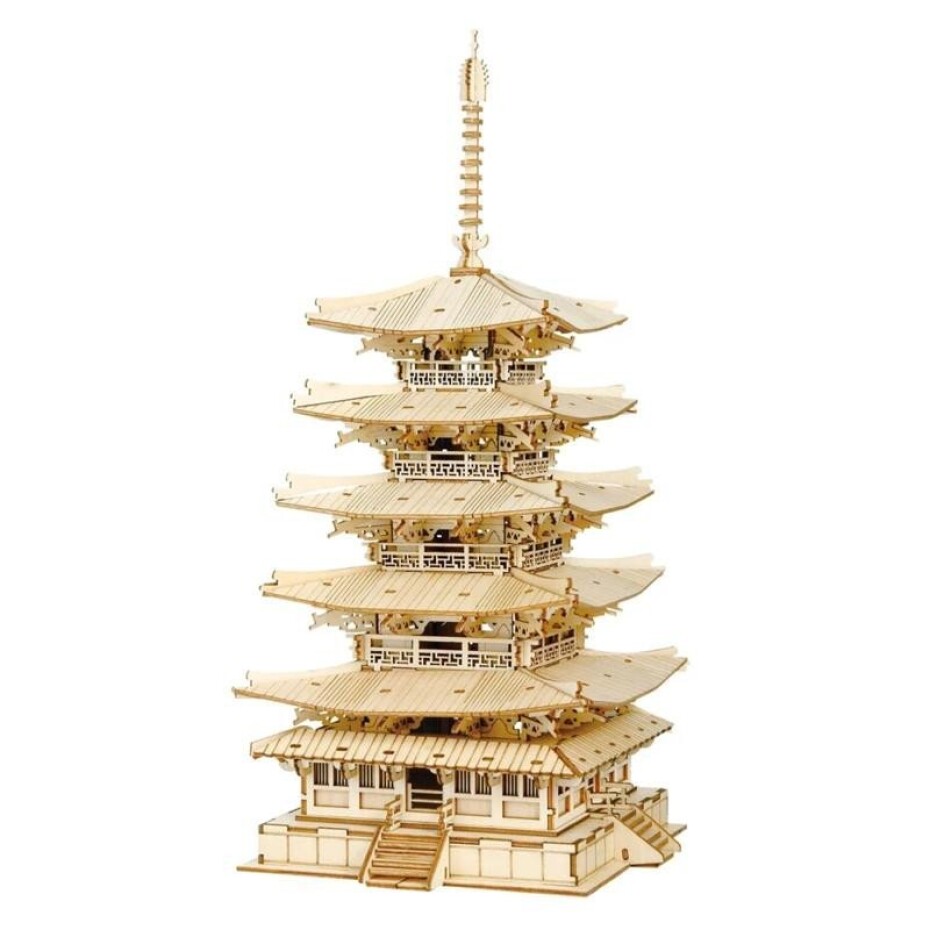 Puzzle 3D Pětipatrová pagoda/275 dílků, - main (0)