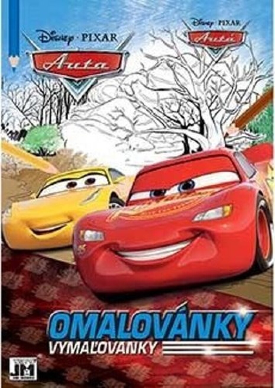 Auta - Omalovánky A4, 1.  vydání - main (0)