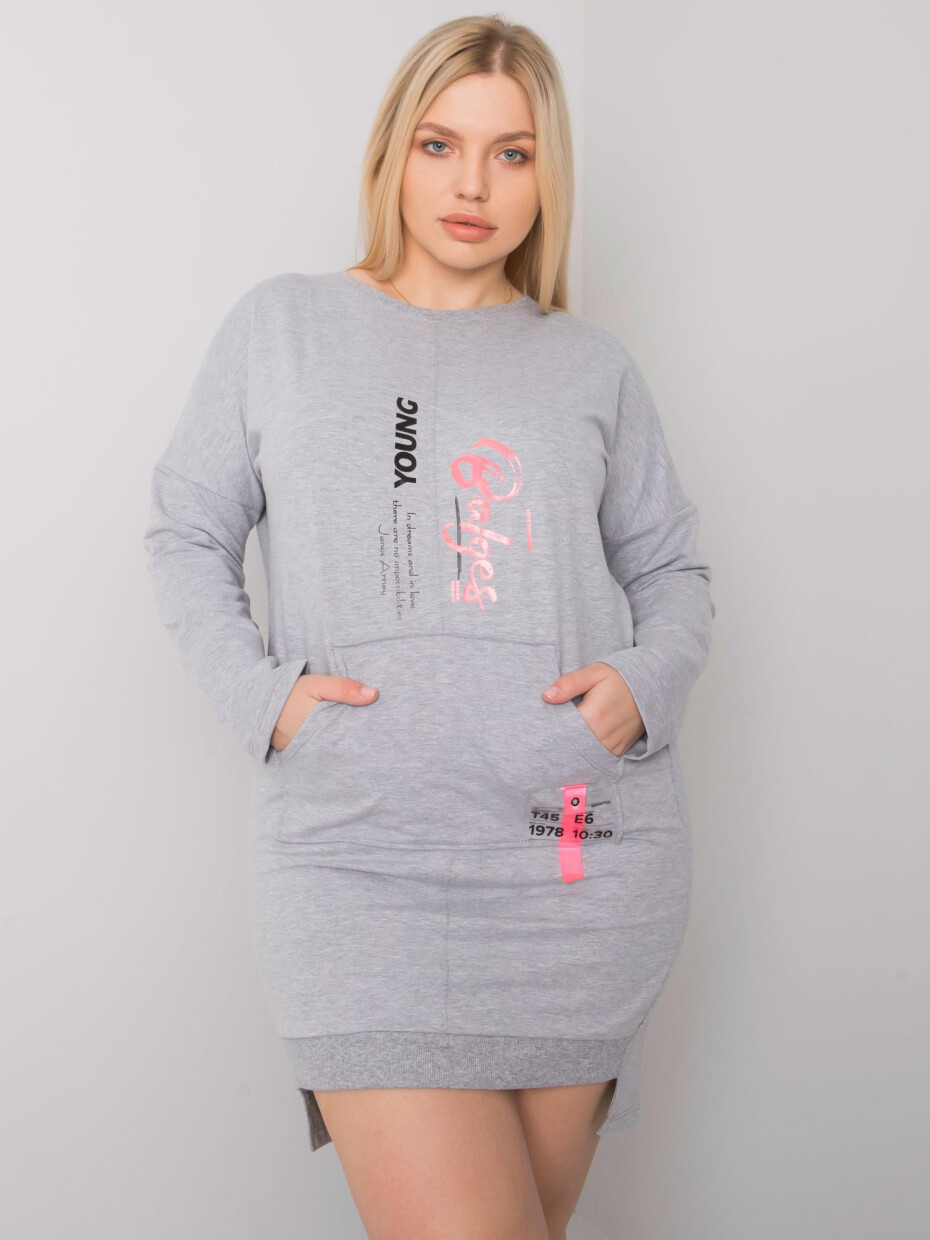 Šaty RV SK 7178.44 šedá jedna velikost - main (7)