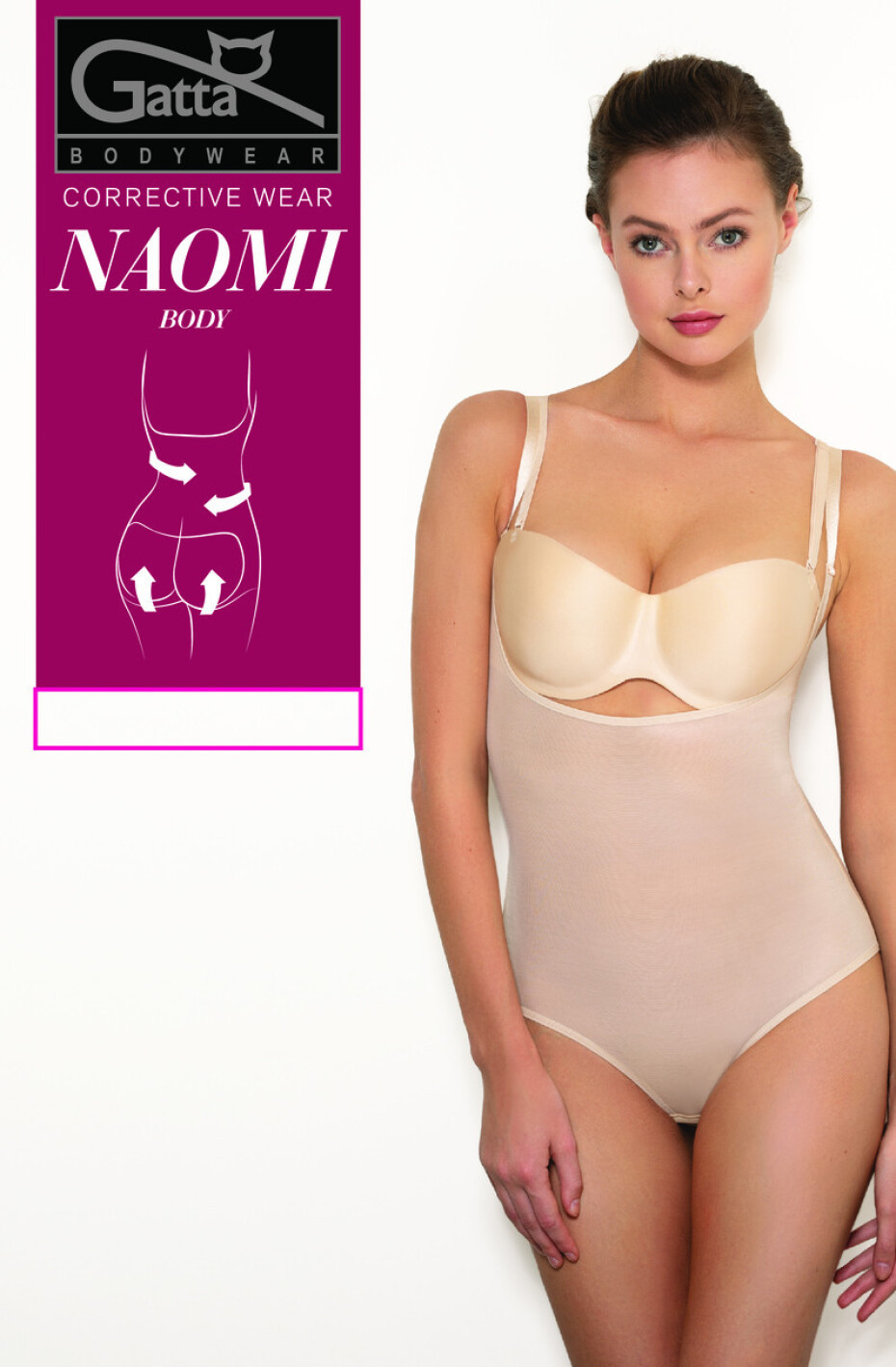 Dámské body NAOMI CORRECTIVE WEAR béžová XXL - main (0)